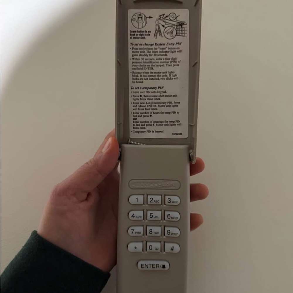 Wireless Garage Door Keypad